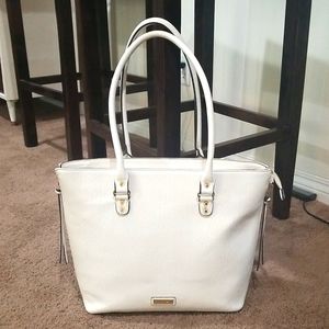 White Calvin Klein tote